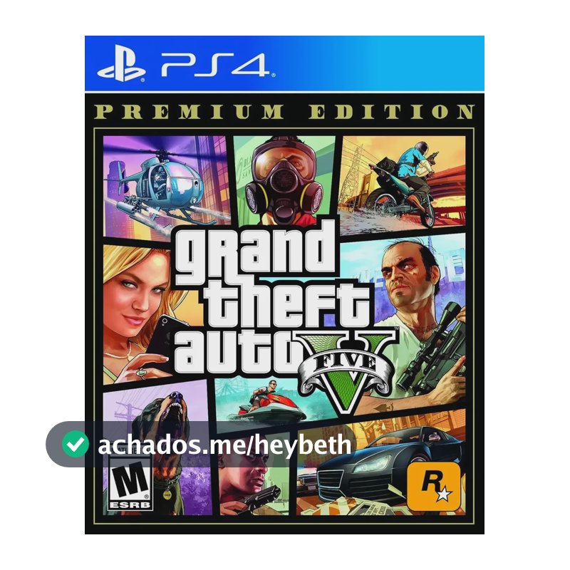 Jogo Grand Theft Auto V Premium Online Edition - Gta 5 Ps4
