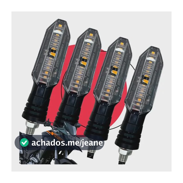 Kit 4 Piscas Seta Twister Titan Fan 125-150 Xre Cb 300 Bros