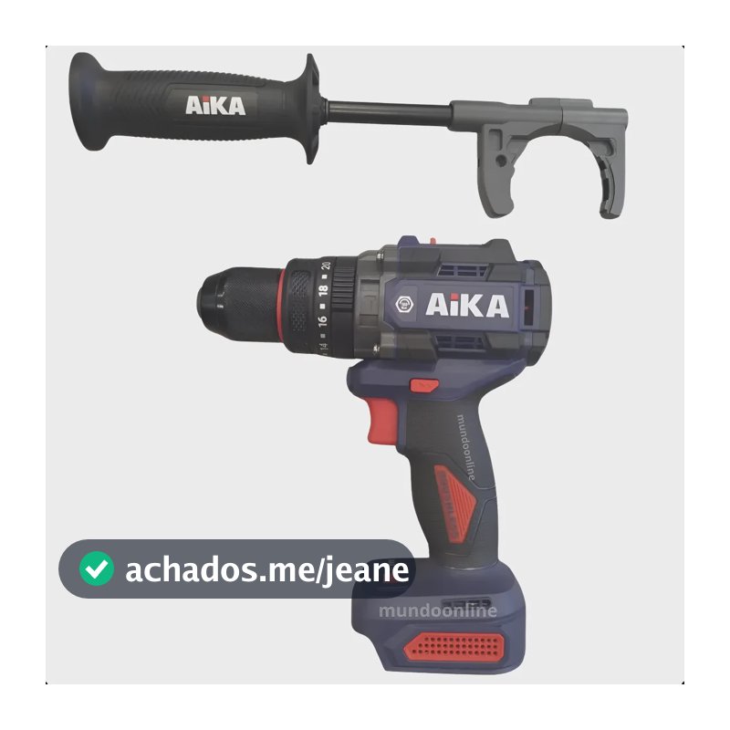 Parafusadeira Furadeira Impacto Aika 160nm Brushless + Punho Violeta-escuro