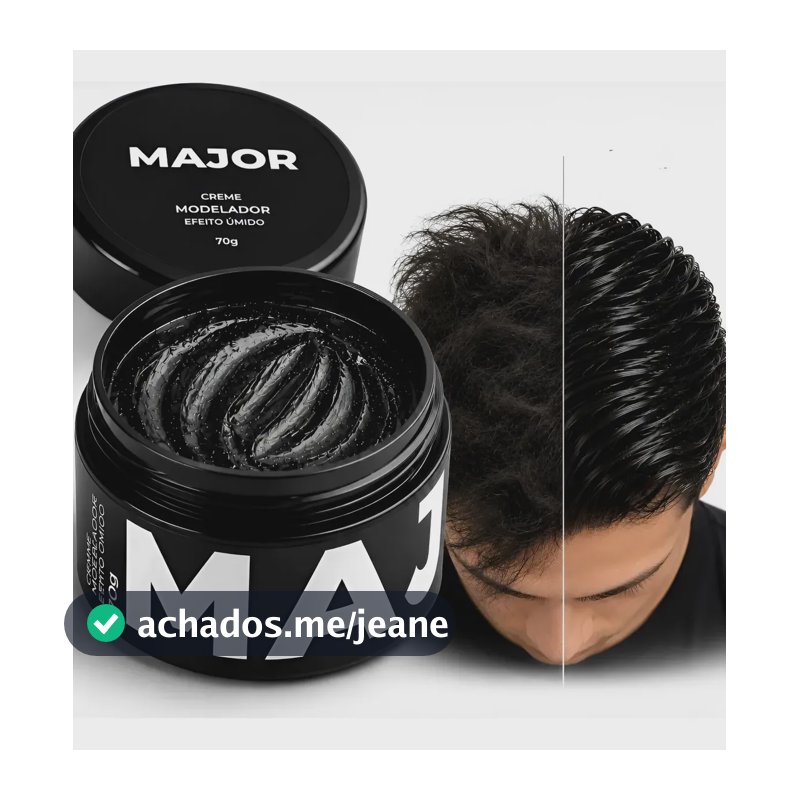 Pomada Modeladora Major Efeito Molhado Fixa Profissional