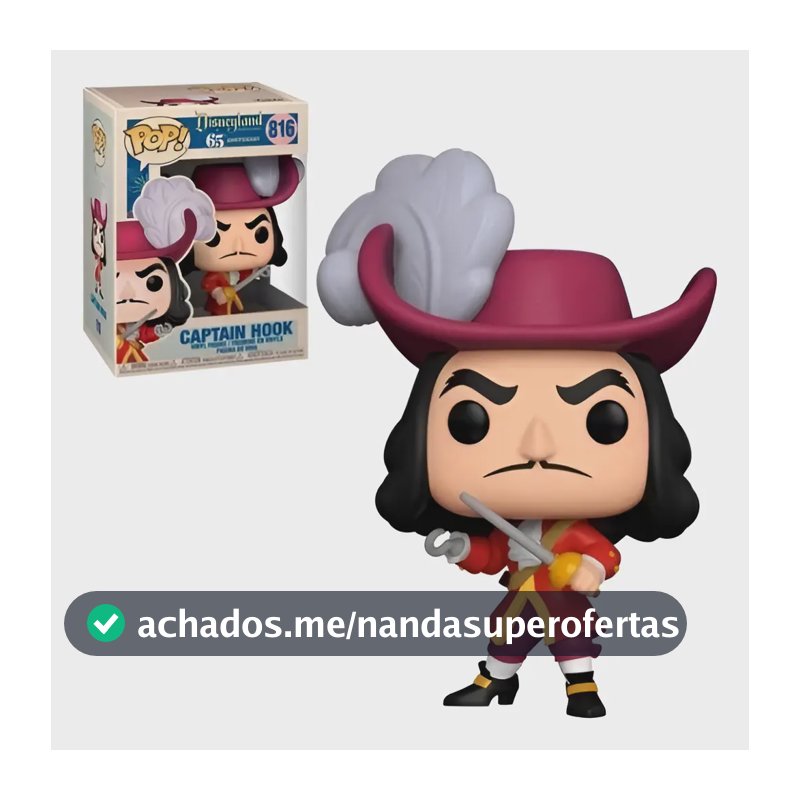 Funko Pop! Captain Hook - 816 - Disneyland