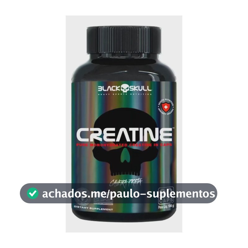 Creatine Caps - Black Skull Black Skull N/a