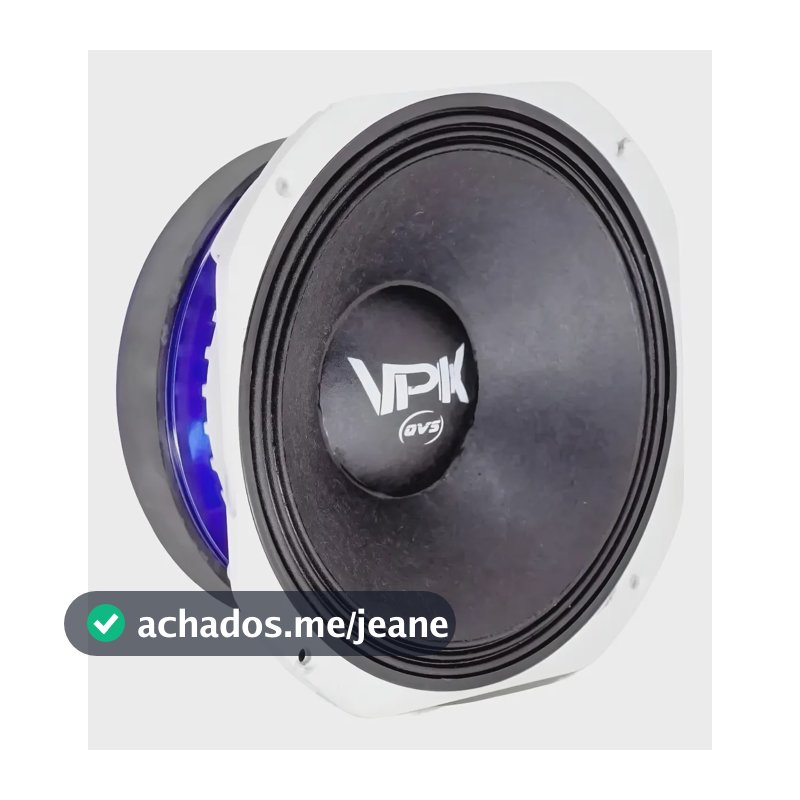 Alto Falante Medio Grave Qvs 60vpk 450rms 10 Polegadas  Branco