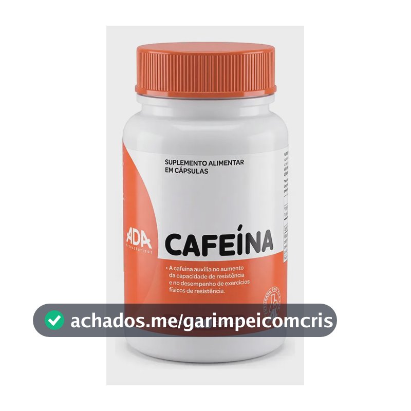 Cafeína - 120 Cápsulas - ADA Nutracêuticos