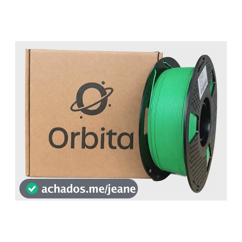 Filamento Pla Para Impressora 3d Orbita 1,75 Mm 1 Kg Verde