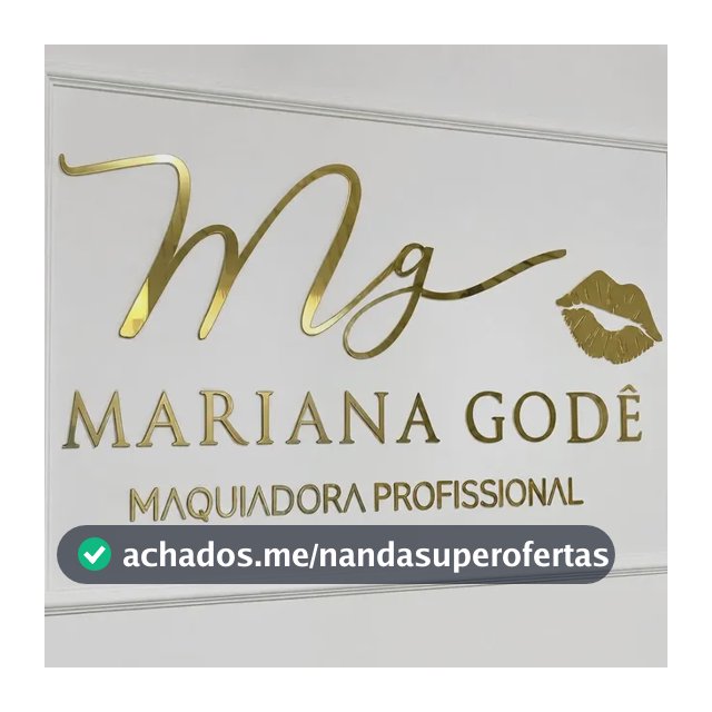 Logo Letreiro Parede Personalizado 80x50cm Acrílico