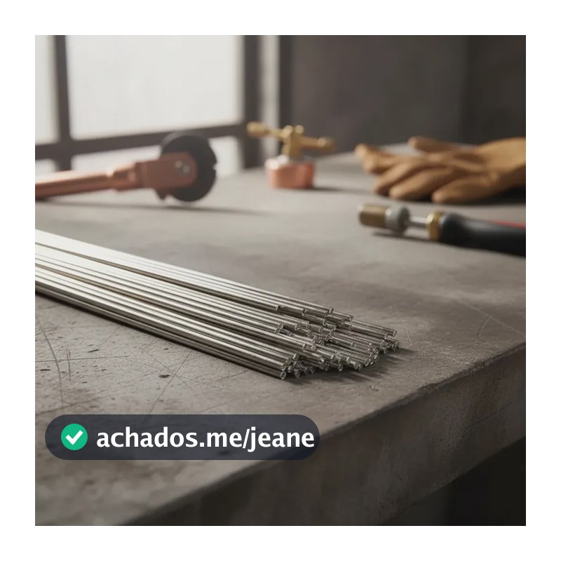20 varetas de solda foscoper 1.6mm fina 1/16 com banho brasagem maçarico tubo de cobre refrigeração ar condicionado Rssales