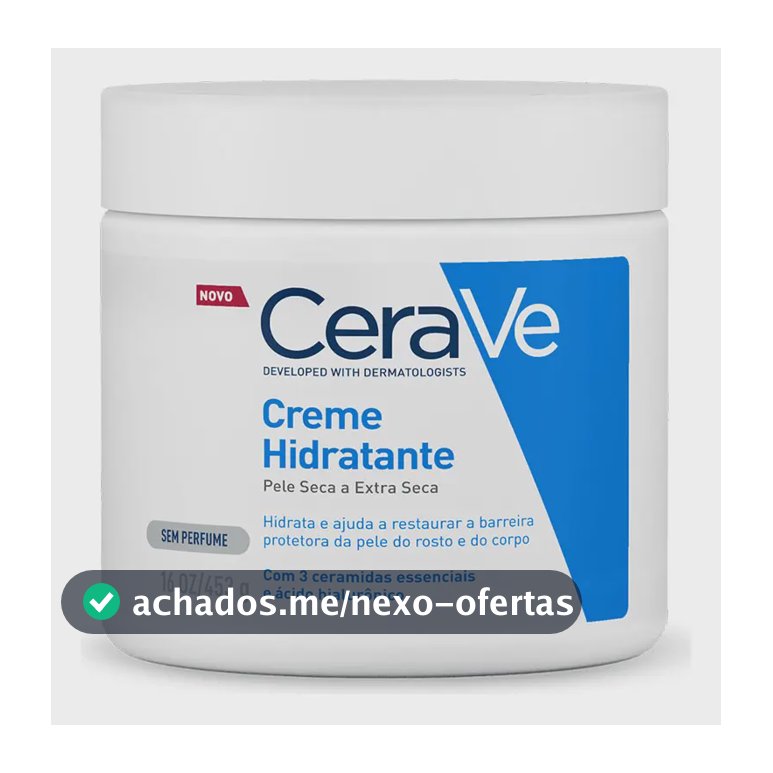 Creme Hidratante Textura Cremosa 454 G Cerave Sem Fragrância