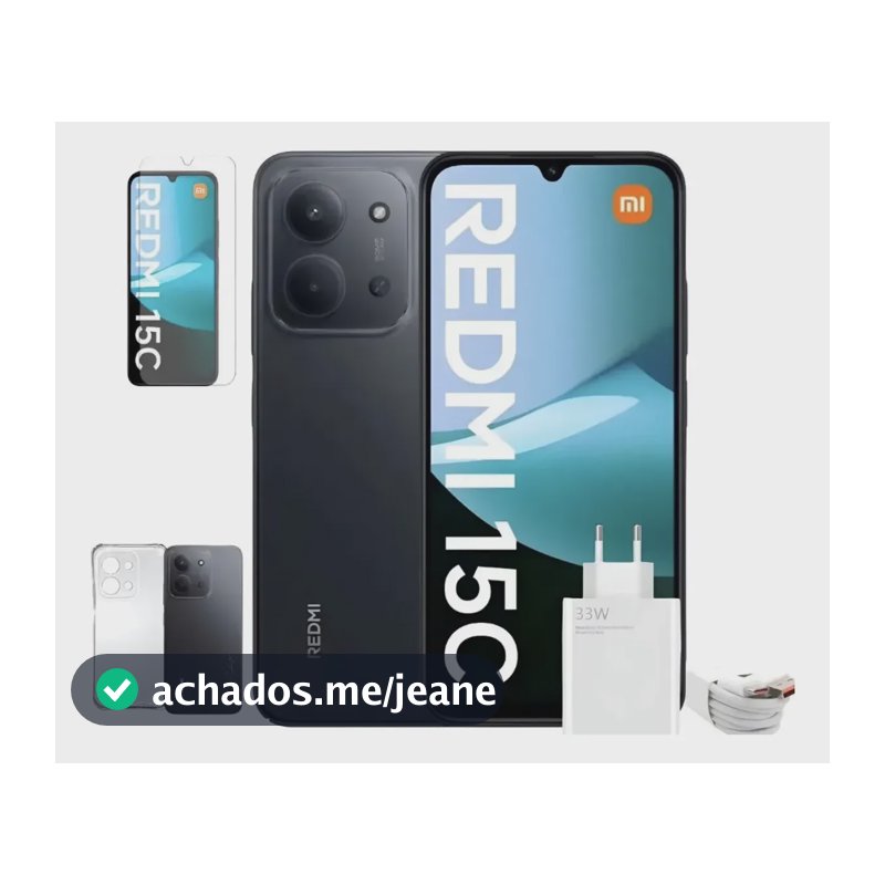 Xiaomi Redmii 15c Dual Sim 256/gb 4+4 Global Com Nf Top 1 Black