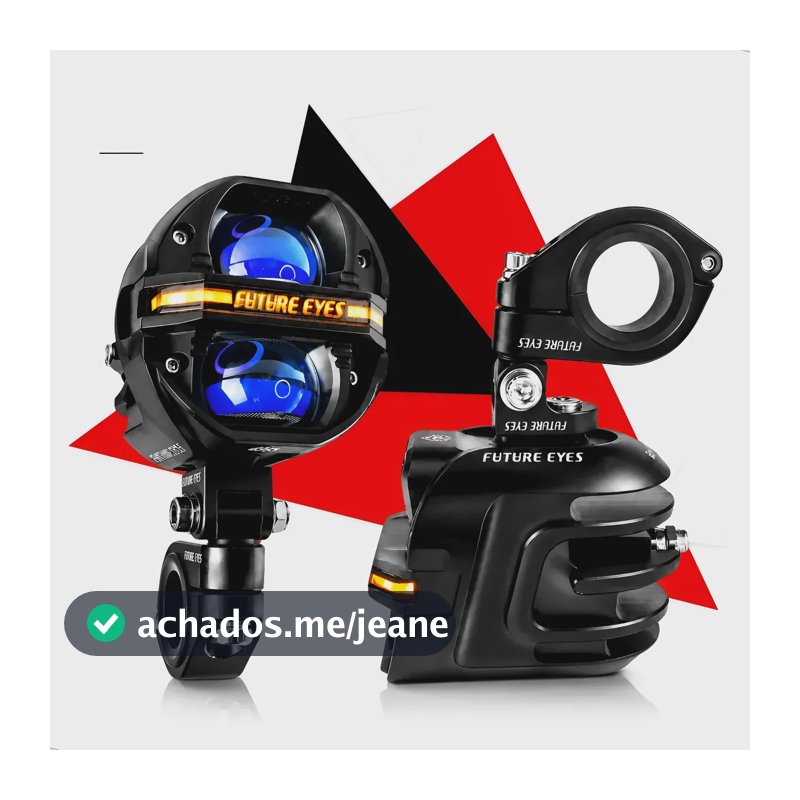 Par Farol De Milha Auxiliar Para Moto Led Neblina 120w 6000l Ambos Lados