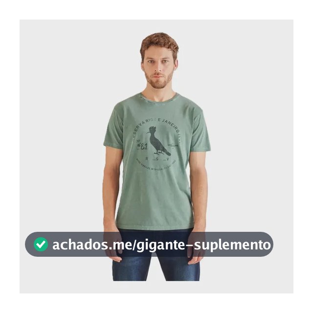 Camiseta Sb Algodão Carimbo Gaze Reserva
