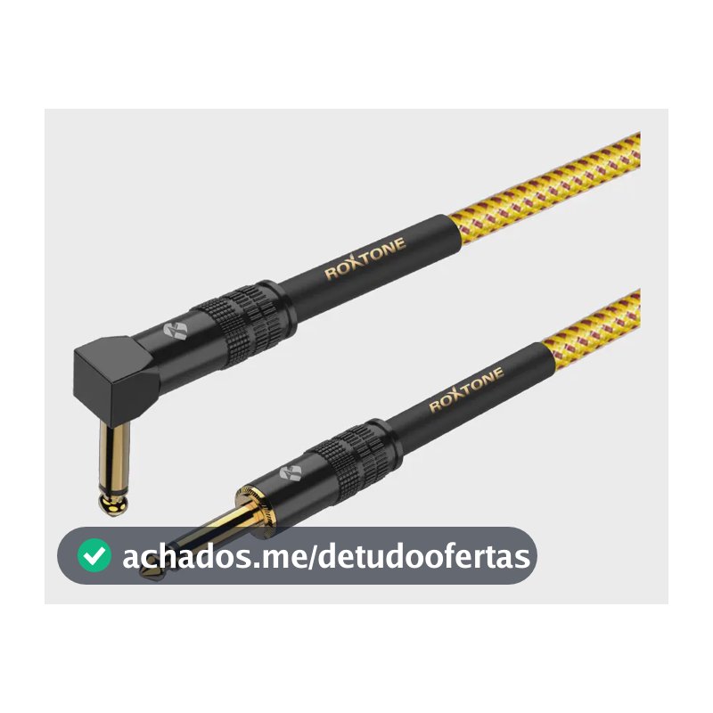 Cabo Para Instrumento P10/p10l 6 Metros Roxtone Mgjj370l6