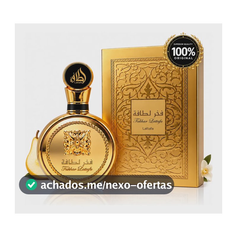 Perfume Lattafa Fakhar Gold Extrait 100ml Edp Árabe