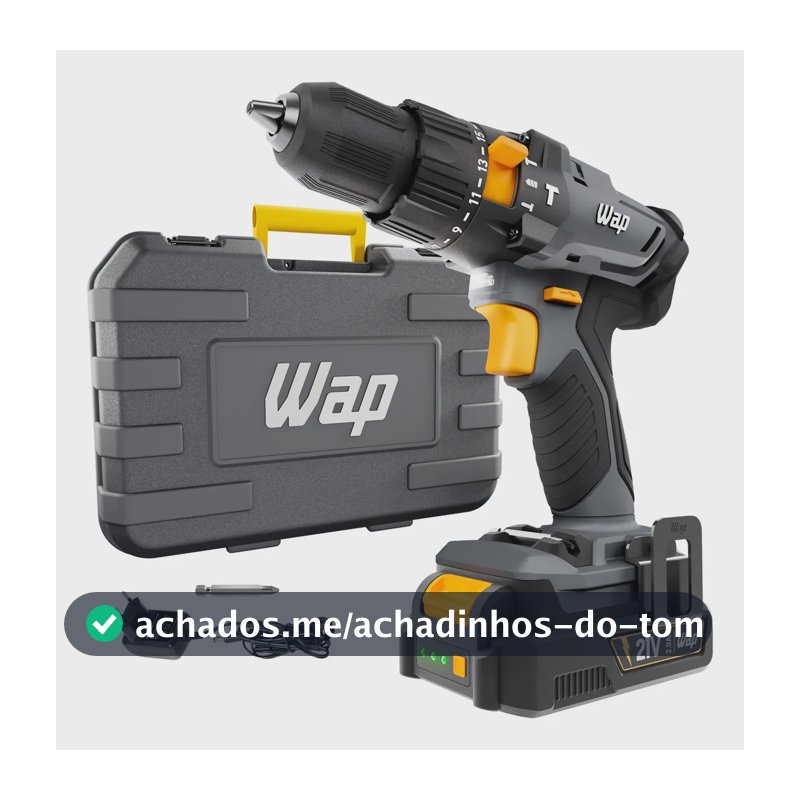 Parafusadeira e Furadeira de Impacto WAP 3/8 K21 ID01