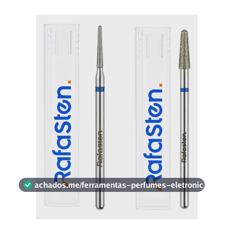 Kit Broca Diamantada 718 720 Afastar Remover Cuticula Lixa