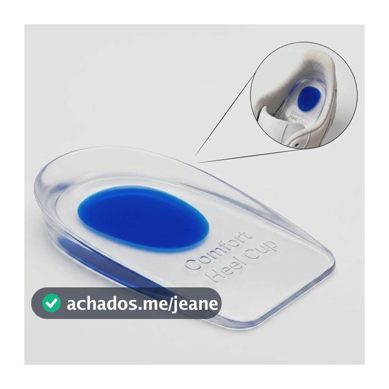 Palmilha Ortopédica De Silicone Gel Para Esporão