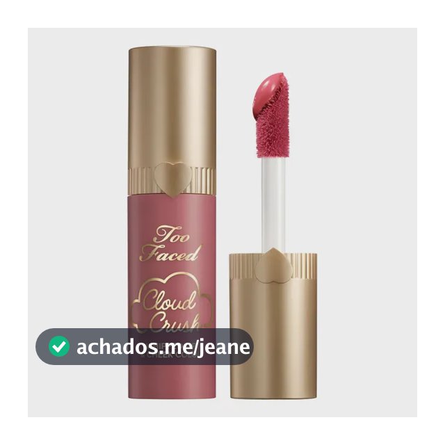Blush Líquido Too Faced Cloud Crush Headliner para Lábios e Bochechas
