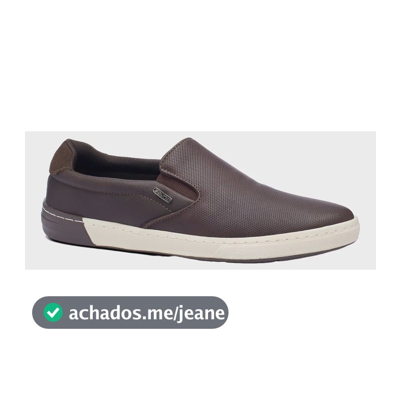 Slip-on Masculino Sapatenis Hype Iate Mule Sound Shoes Café 41 Br