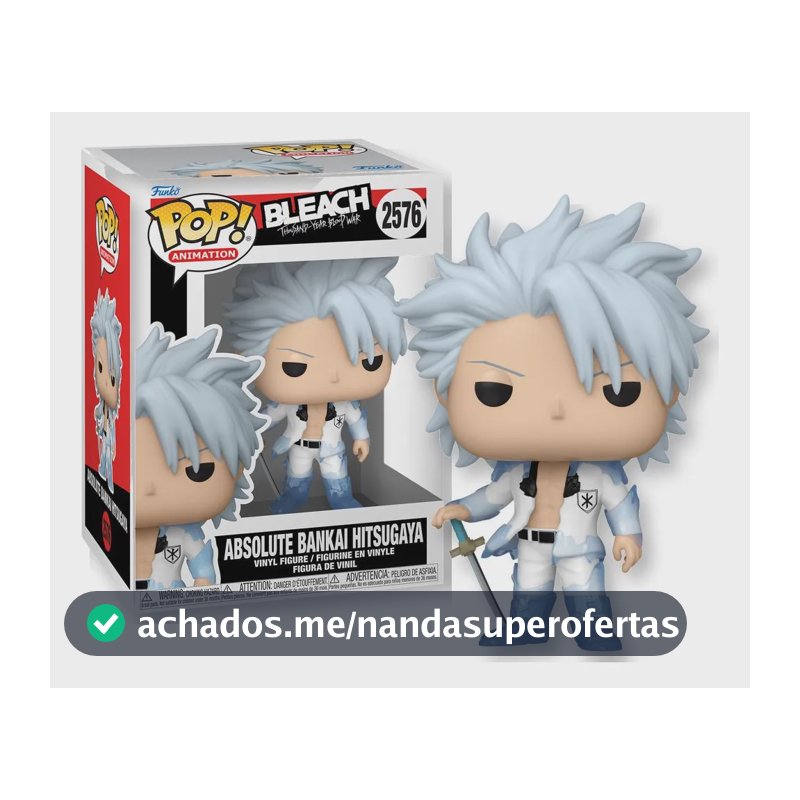 Boneco Funko Pop! Bleach A Guerra Sang De Mil Anos Hitsugaya