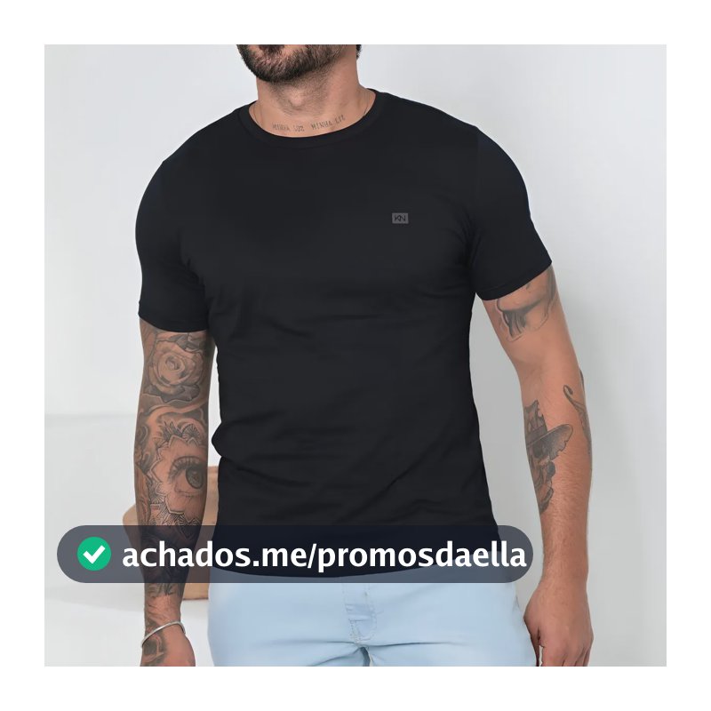 Camiseta Básica Masculina Slim Koenig 100% Algodão Atacado