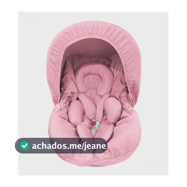 Kit Bebê Conforto 5 Peças - Tamanho Universal Rosa