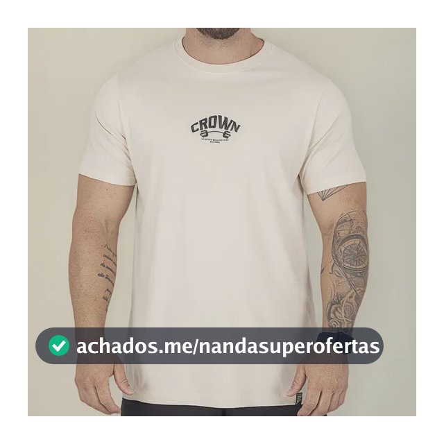 Camisa Confortável Treino Academia 100% Algodão