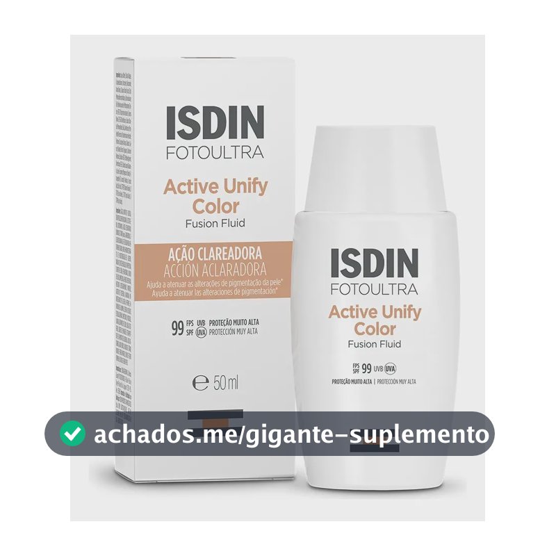 ISDIN Clareador Facial Foto Ultra Active Unify Color FPS 99 - 50ml