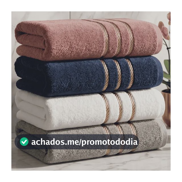 Kit 4 Toalhas De Banho Premium 100% Algodão Grandes Felpudas