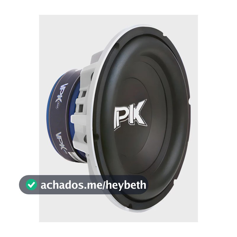 Subwoofer 12 Polegadas 900rms Qvs 4 Ohms Sub 12-60 Branco