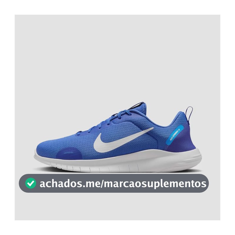 Tênis Nike Flex Experience Run 12 Masculino Azul/branco 41 Br