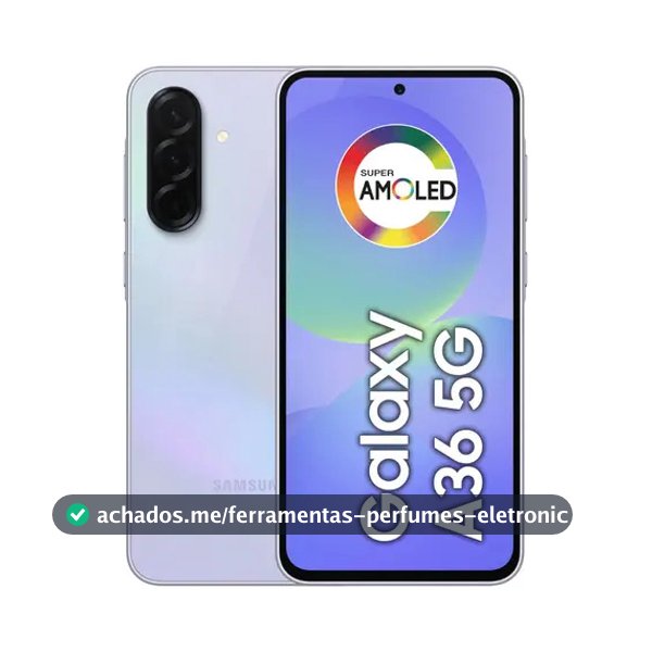 Smartphone Samsung Galaxy A36 5g 128gb 6gb Ram Câmera Tripla De Até 50mp Selfie De 12mp Ip67 Super Amoled 6.7'' Nfc Recursos Ai Android E Segurança Snapdragon - Violeta