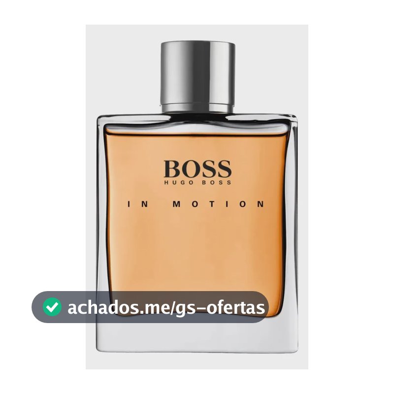 Perfume Boss In Motion Eau De Toilette Spray Masculino 100ml Hugo Boss