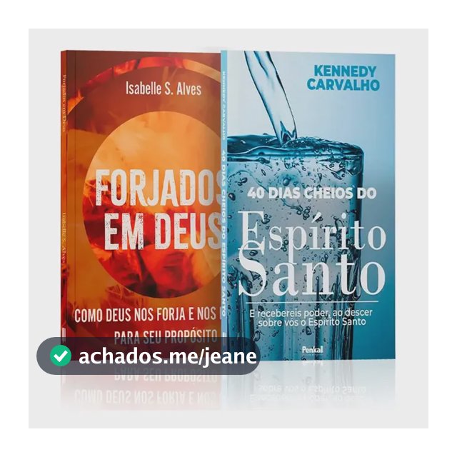 Kit 2 Livros - Forjando Almas: Forjados Em Deus + 40 Dias Cheios Do Espírito Santo |, De Isabelle S. Alves e Kennedy Carvalho. Editorial Penkal, Capa Mole, Edição 2025 Em Português, 2024