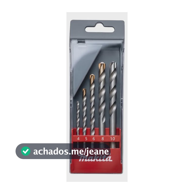 Kit Jogo De Brocas Widea Concreto 5 Peças Makita D-03894