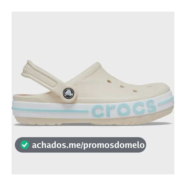 Sandália Crocs Bayaband Clog Winter White/multi