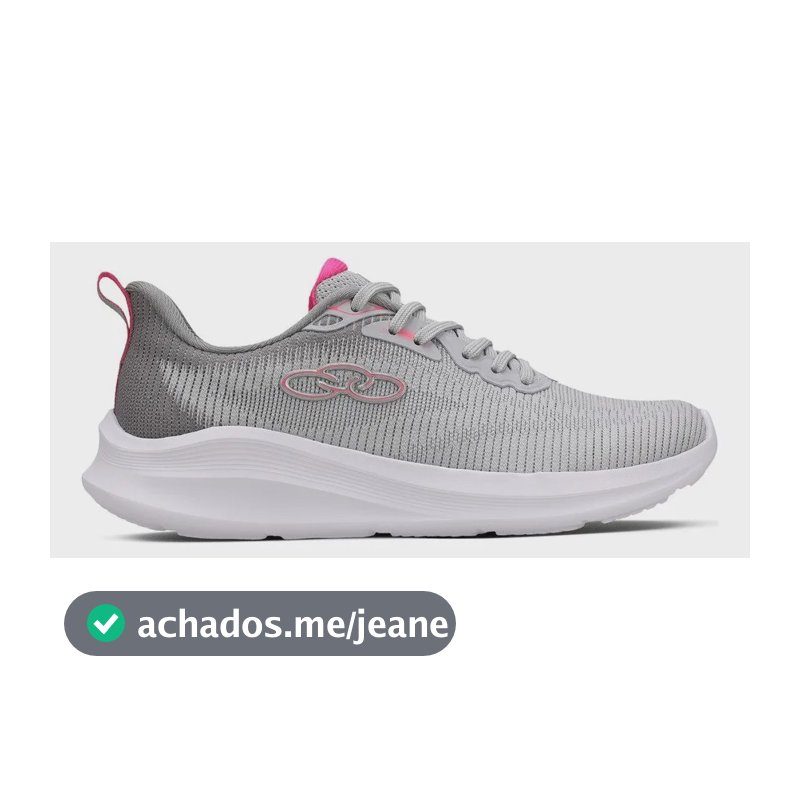 Tênis Olympikus Jade Treino Feminino Cinza 38,0 Br