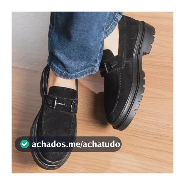 Sapato Social Masculino Mocassim Adulto Moderno Camurça Leve