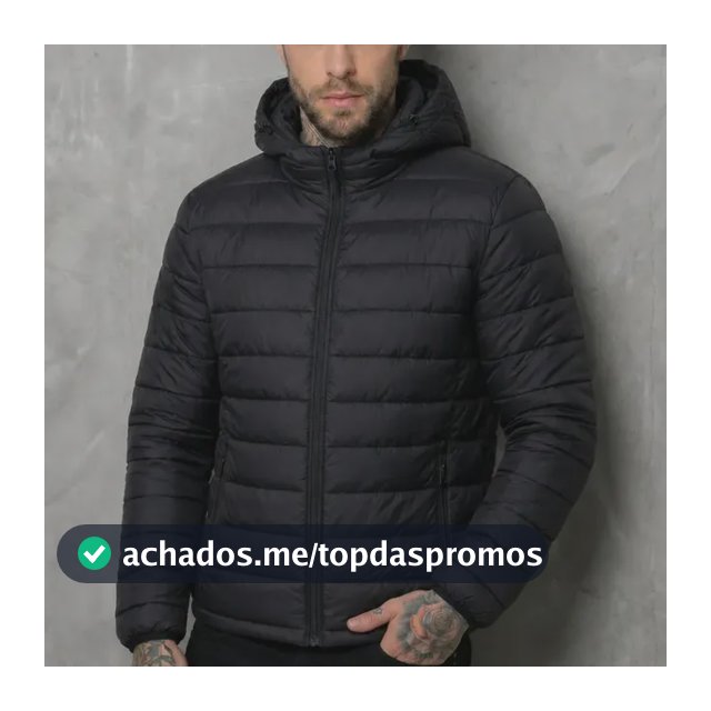 Jaqueta Puffer De Frio  Blusa Impermeável Inverno Intenso