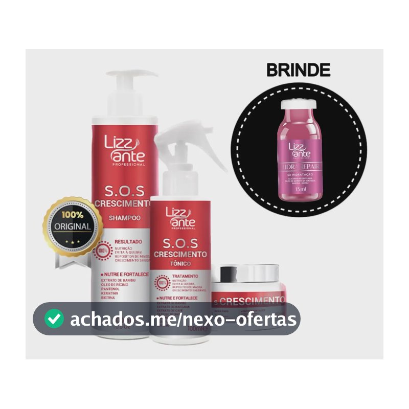 Sos Crescimento Capilar Anti Queda E Falhas Promocao Natal
