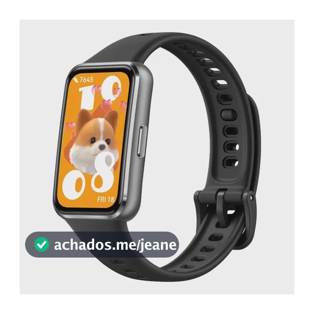 Smartwatch HUAWEI Band 11 Tela AMOLED de 1,62" Bateria com Autonomia de Até 14 Dias Monitoramento Aprimorado do Sono Bem-estar Emocional Multidimensional Compatível com iOS e Android Alumínio Preto