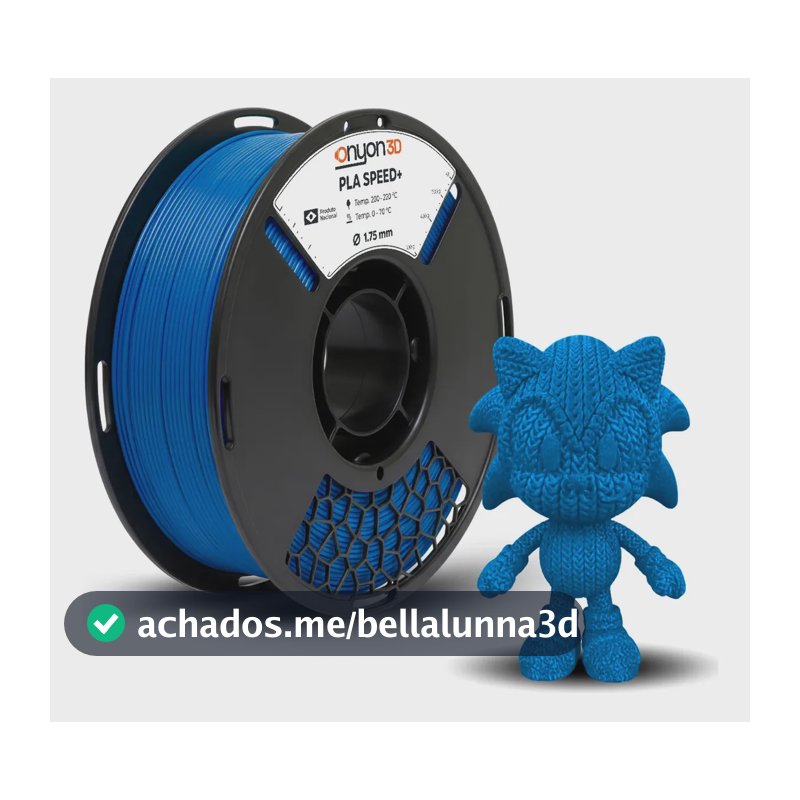 Filamento Pla Plus 1kg Impressão 3d Nacional - Cores Cor Azul