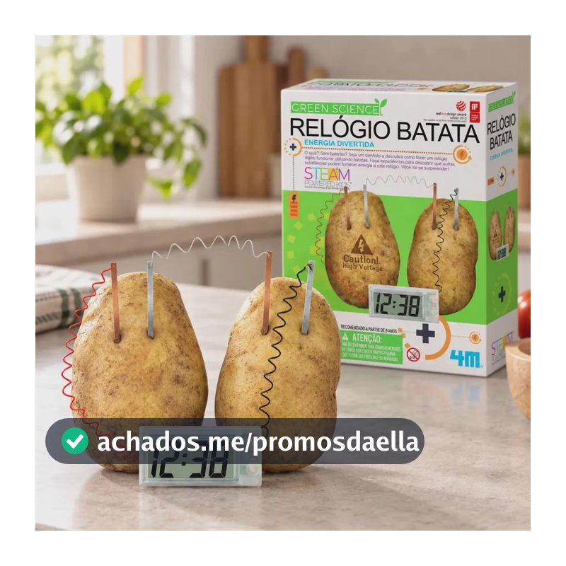 Relógio Batata - Brinquedo Científico