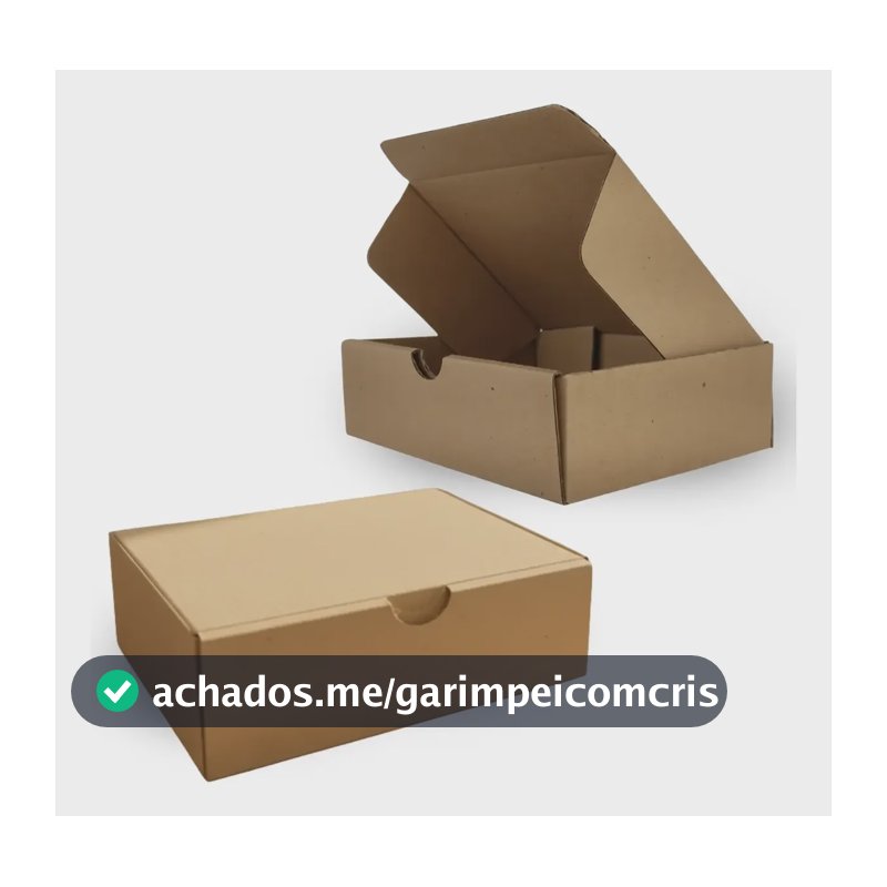 Kit 20 Caixa Papelão Pequenaembalagem 16x11x6 Correio Sedex Pardo