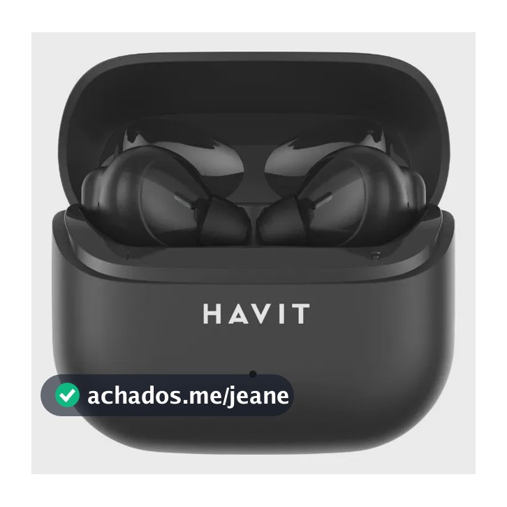 Fone de Ouvido Sem Fio Havit TW982 Pro Life T1 Bluetooth 6.0 ANC 37h 4 Mic IA ENC Driver 13mm Gamer IPX4 Multiponto Preto