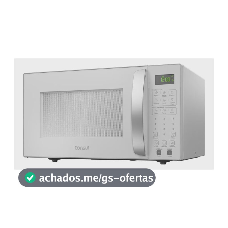 Micro-ondas Consul 32L Branco com Menu Fácil - CMS46AB