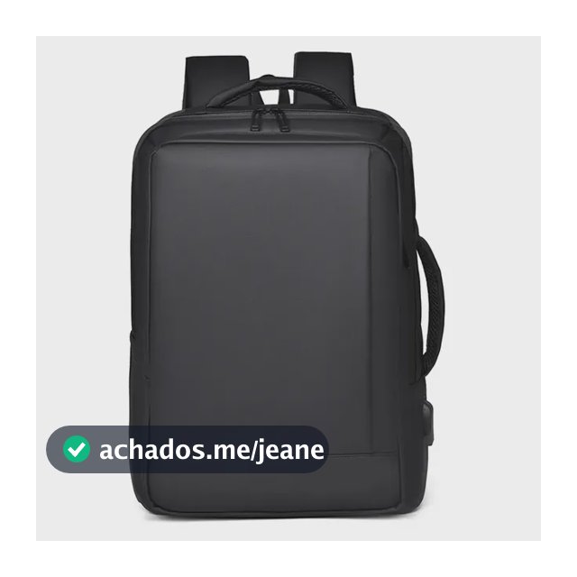 Mochila para Notebook de 15.6" Executiva com USB, Expansível e Impermeável