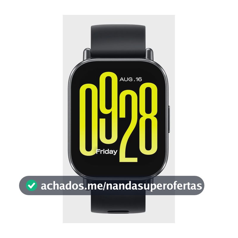 Smartwatch Xiaomi Redmi Watch 5 Active 2  Preto Preto Prateado
