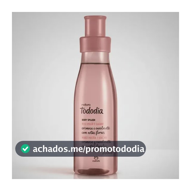 Natura Tododia Noz Pecã e Cacau Feminino Body Splash 200ml