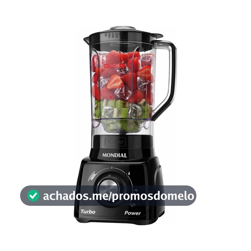 Liquidificador Turbo Power Mondial 550W - L-99 FB