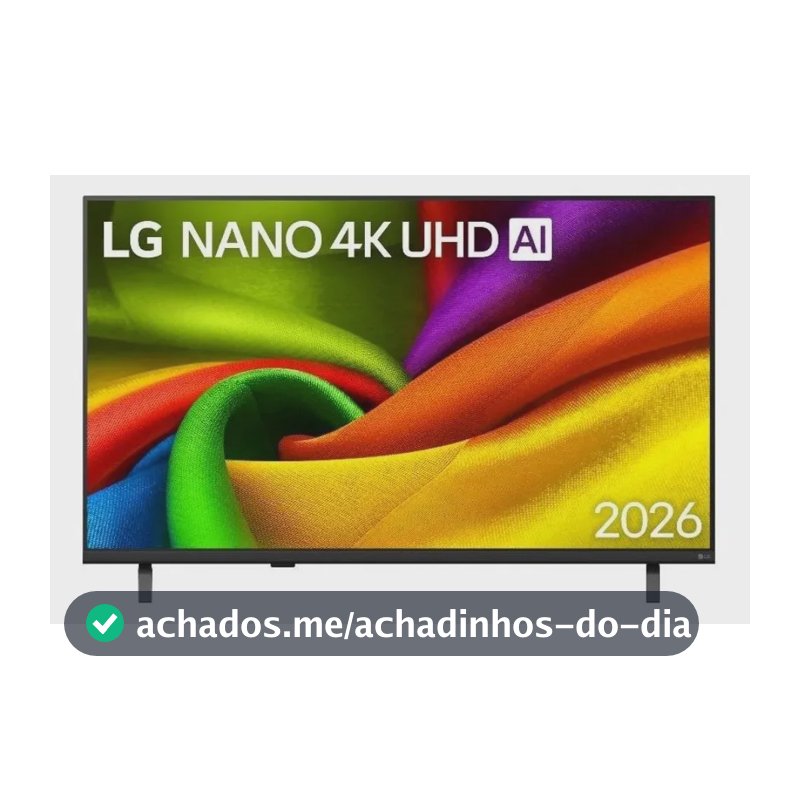 Smart Tv Lg 43" Nano 4k Uhd Hdmi Usb Wi-fi Bluetooth Thinq Ai Alexa Apple Airplay - 43UN85CBPSA.AWZ